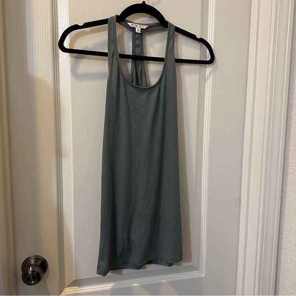 cABi Slate Gray/Blue Racerback Tank Top RTP: 39 USD - Picture 2 of 4